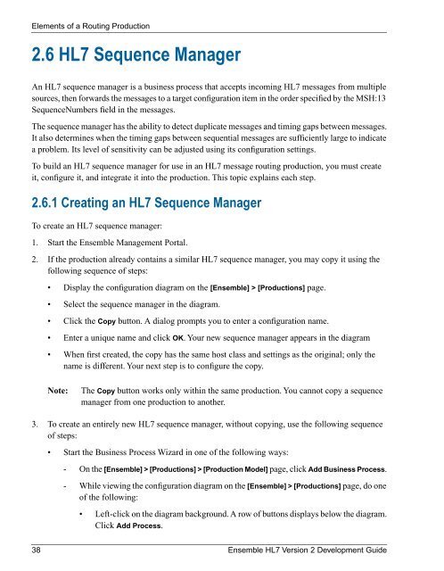 Ensemble HL7 Version 2 Development Guide - InterSystems ...