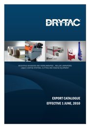 EXPORT CATALOGUE EFFECTIVE 1 JUNE, 2010 - Drytac