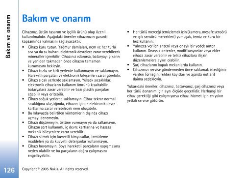 Nokia N70 cihazınız - File Delivery Service - Nokia