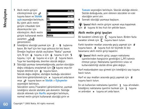 Nokia N70 cihazınız - File Delivery Service - Nokia