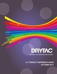 Drytac Product Reference Guide October 2011