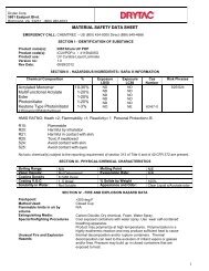 InstaCure POP MSDS - Drytac