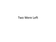 Two Were Left pdf