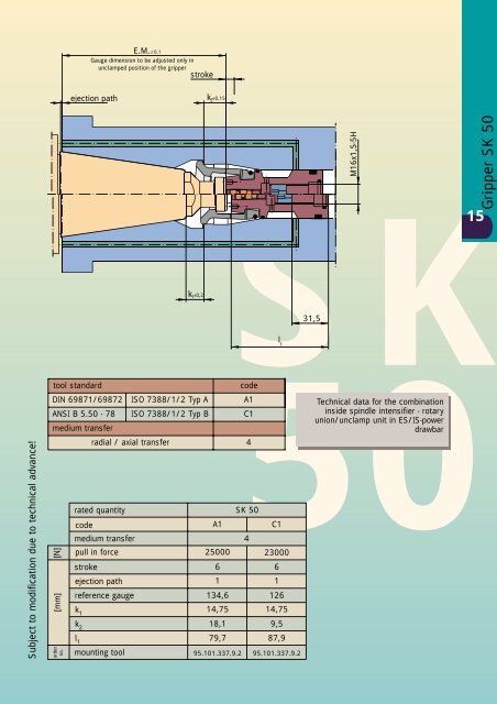 Gripper SK 50 13