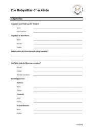 Babysitter Vertrag Familienservice