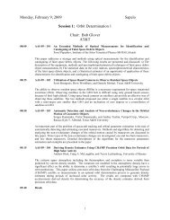w2009 conference program 01-29-09.pdf - Space Flight Mechanics ...