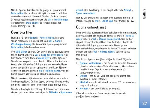 Felsökning: Frågor och svar - File Delivery Service - Nokia