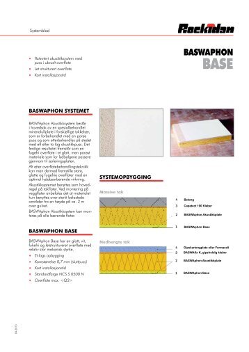 BASWAphon Base systemblad - Rockidan