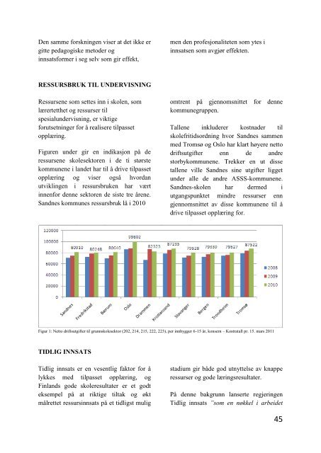 Kvalitetsmelding 2011 - Sandnes Kommune