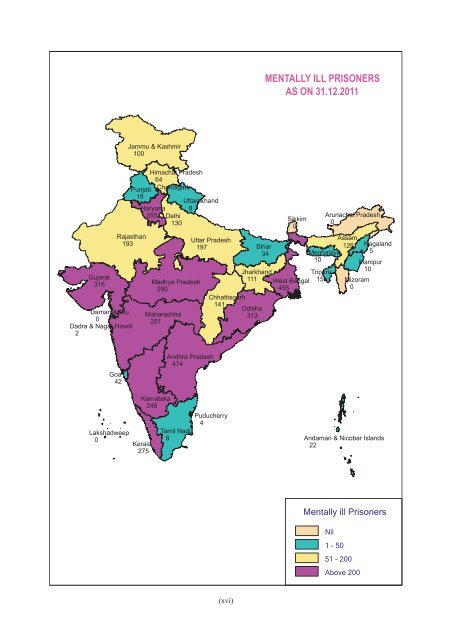 prison statistics india 2011 - National Crime Records Bureau