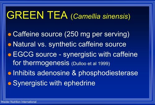 ACUTE METABOLIC RESPONSES TO SYNEPHRINE-CAFFEINE ...