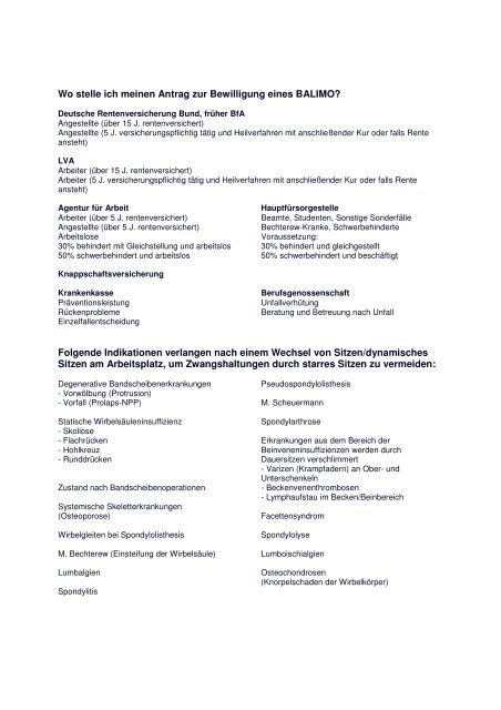 Antrag Zur Bewilligung Eines Balimo
