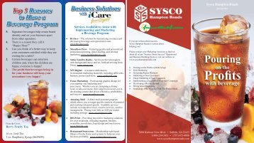 Profit$ - Sysco Food Services of Hampton Roads, Inc.