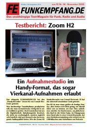 Zoom H2 - Radio-Scanner