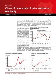 China: A case study of price control on electricity - the DBS Vickers ...