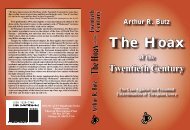 Arthur R. Butz â€“ The Hoax Of The Twentieth Century