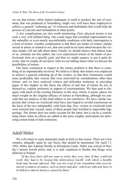 Arthur R. Butz â€“ The Hoax Of The Twentieth Century