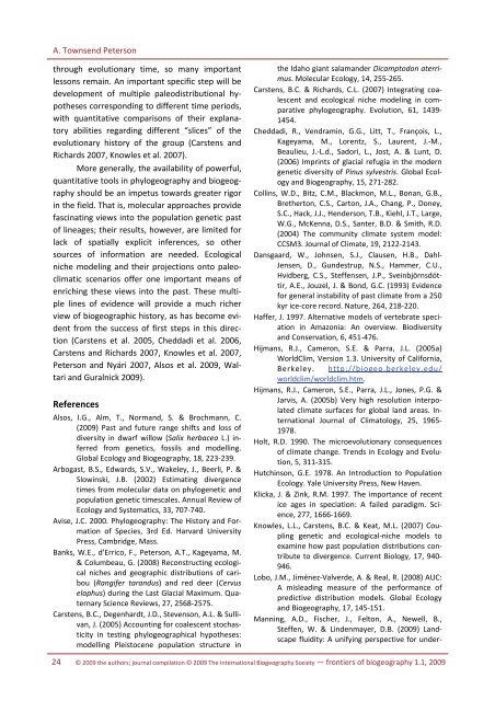 entire PDF (2.6 MB) - The International Biogeography Society
