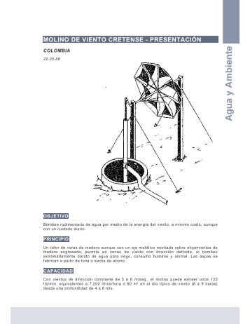 Molino de viento cretense-presentaciÃ³n (Colombia ) - Ideassonline.org