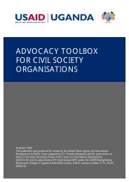 advocacy toolbox for civil society organisations - Center for ...