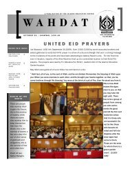 WAHDAT - Islamic Education Center