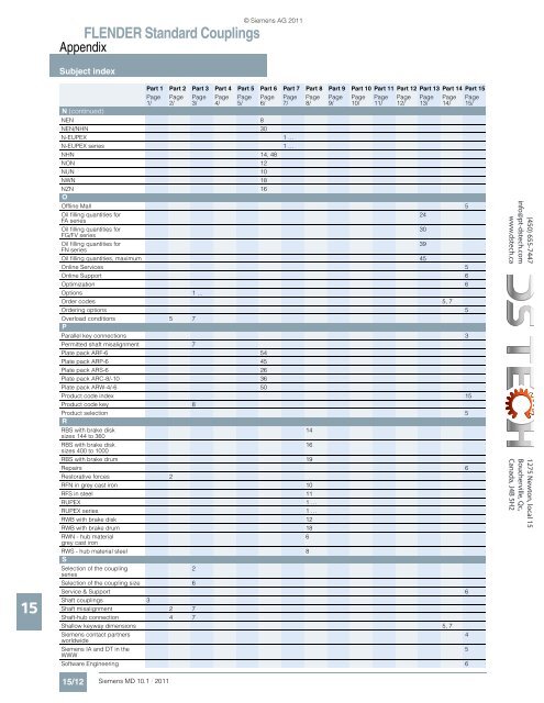 FLENDER Standard Couplings - DS TECH