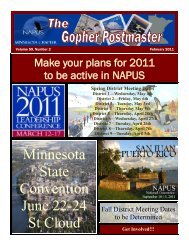Minnesota State Convention June 22-24 St Cloud - Minnesota NAPUS