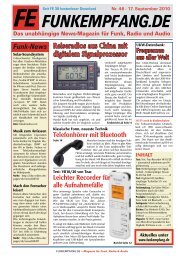 Mini mit riesigem Funktionsumfang - Radio-Scanner