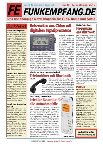 Mini mit riesigem Funktionsumfang - Radio-Scanner