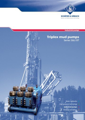 Triplex mud pumps - Woma