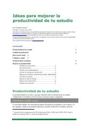 Ideas para mejorar la productividad de tu estudio - arqueting