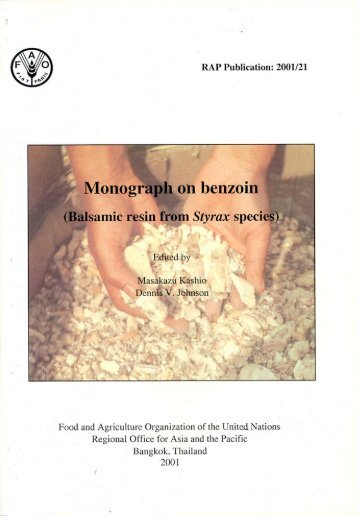 Monograph on benzoin (Balsamic resin from Styrax species)
