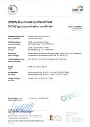 DVGW-Baumusterz. GWE RC-Control GAS 75-225