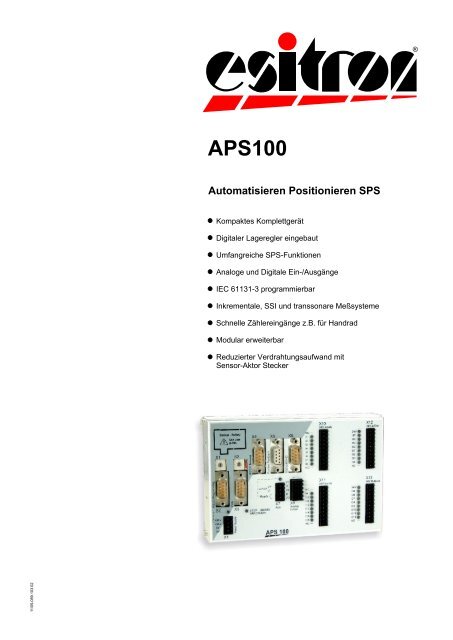 APS100 - esitron-electronic GmbH