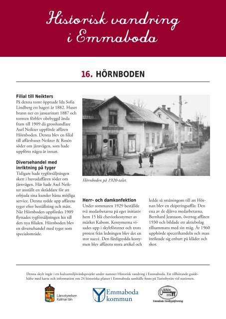 Historisk vandring i Emmaboda - skyltar.pdf - Emmaboda kommun