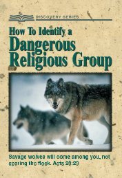 How to Identify a Dangerous Religious Group - RBC Ministries