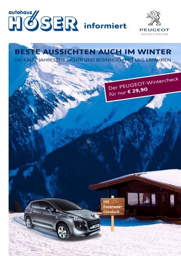 unsere modelle â eiskalt kalkuliert - Autohaus HÃ¶ser