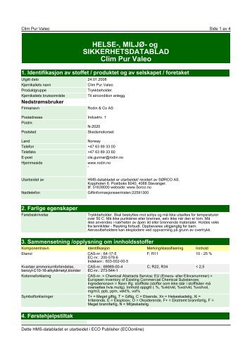 Valeo ClimPur Aircondition spray VAL 698984 - Rodin & Co AS