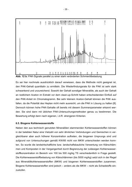 Bestimmung des Gehaltes an Kohlenwasserstoffen in ... - Geohilfe