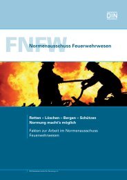 Normenausschuss Feuerwehrwesen - FNFW - DIN Deutsches ...