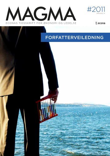 forfatterveiledning 2011 - Fagbokforlaget