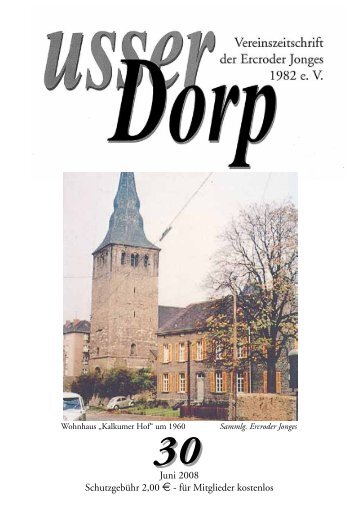 Usser Dorp Nr. 30 Ercroder Jonges