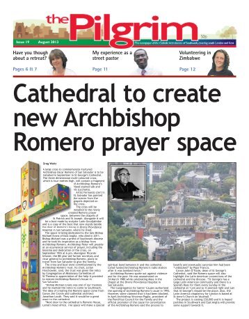 Issue 19 - The Pilgrim - August 2013 - The newspaper of the Archdiocese of Southwark