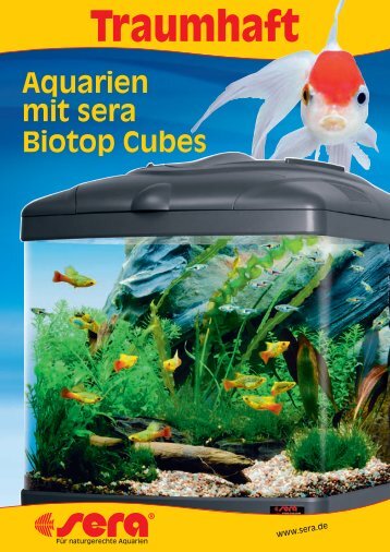 Aquarien Mit Sera Biotop Cubes Traumhaft
