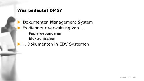 Glossar: DMS - GOB Software & Systeme