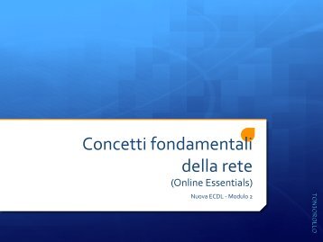 Concetti fondamentali della rete