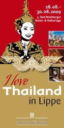 digitale Programmheft - Thailand in Lippe