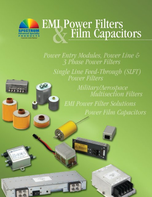 EMI Power Filters Film Capacitors - Spectrum Control