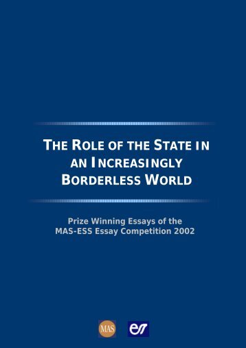 the role of the state in an increasingly borderless world - Economic ...