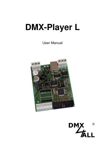 DMX-Player L - DMX4ALL GmbH